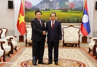 President of Ho Chi Minh National Academy of Politics visits Laos